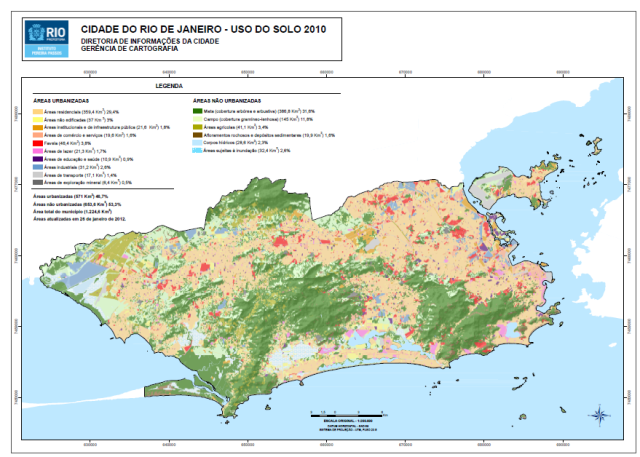 Mapeamento Da Cobertura Vegetal E Uso Da Terra No Municipio Do Rio De Janeiro Sos Gis Br